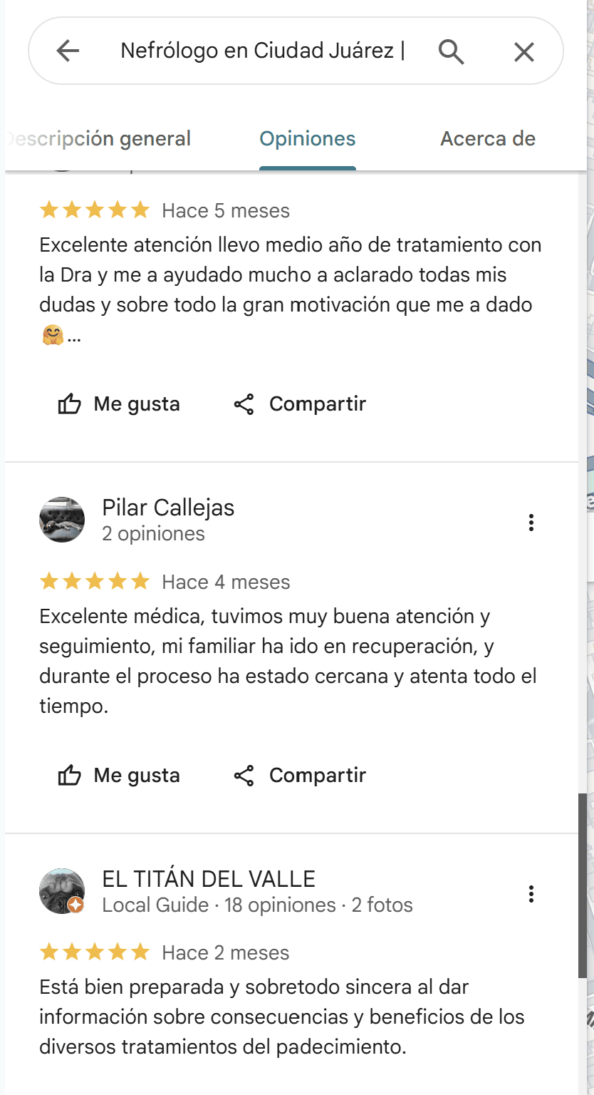 testimonios de pacientes