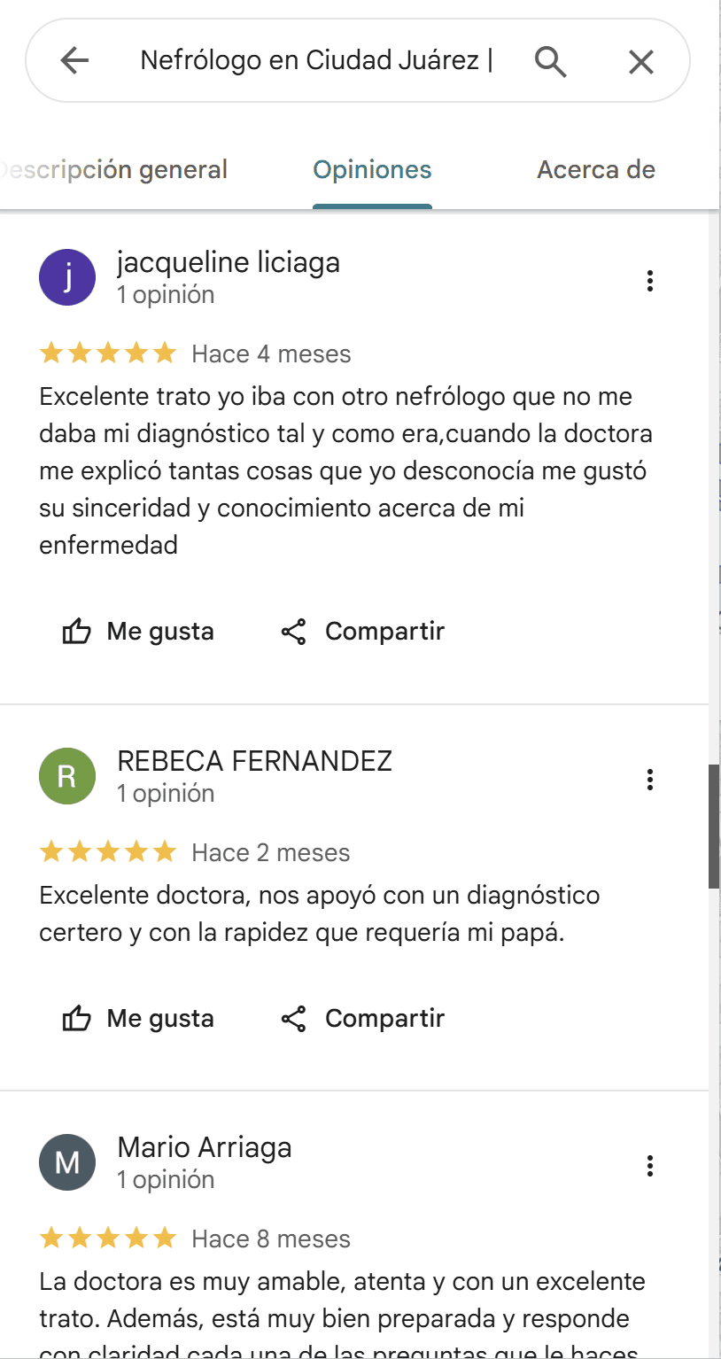 testimonios de pacientes